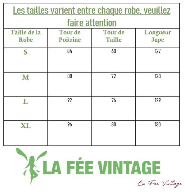 Robe légère fleurie dans le style années 30/40