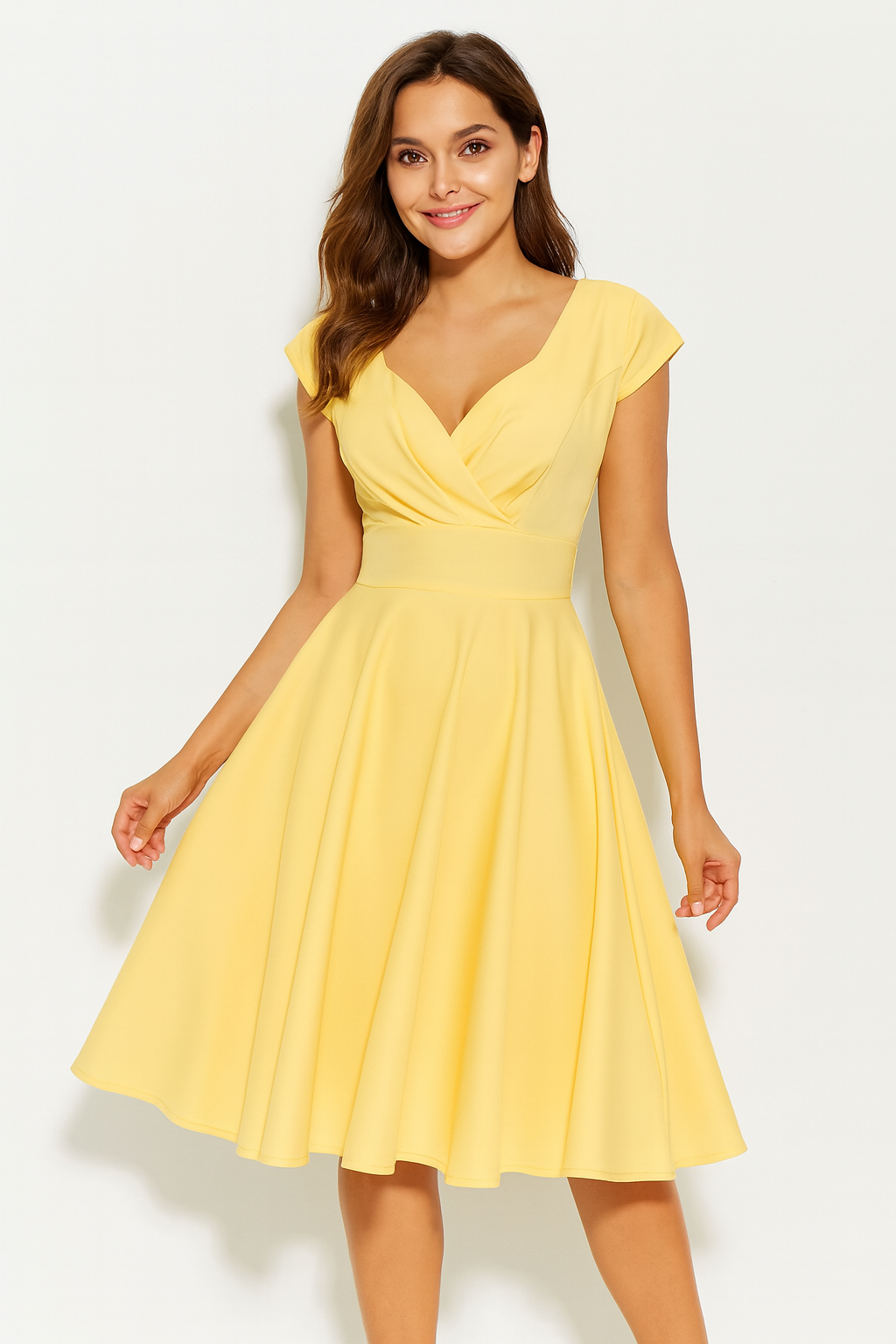 Robe jaune année 60