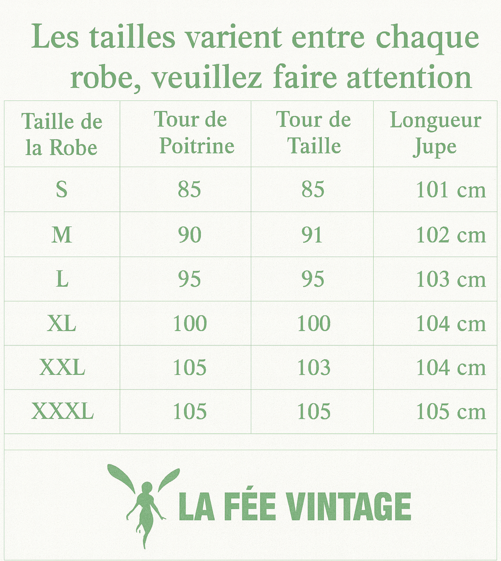 Robe Guinguette années 50