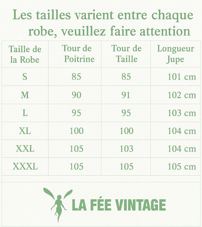 Robe Guinguette années 50