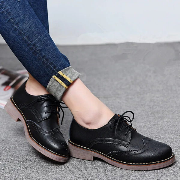 Chaussures Oxford femme Style Vintage