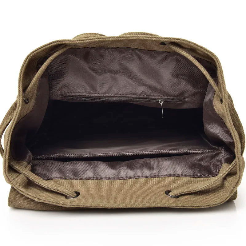 Sac à dos vintage en toile