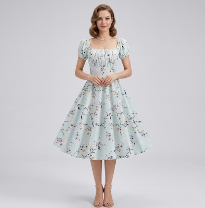 Robe Vichy à Fleurs | Année 60