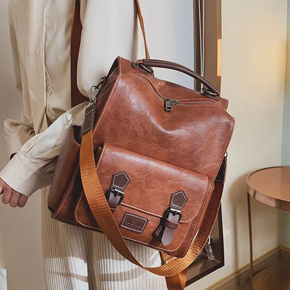 Sac à dos vintage style cuir