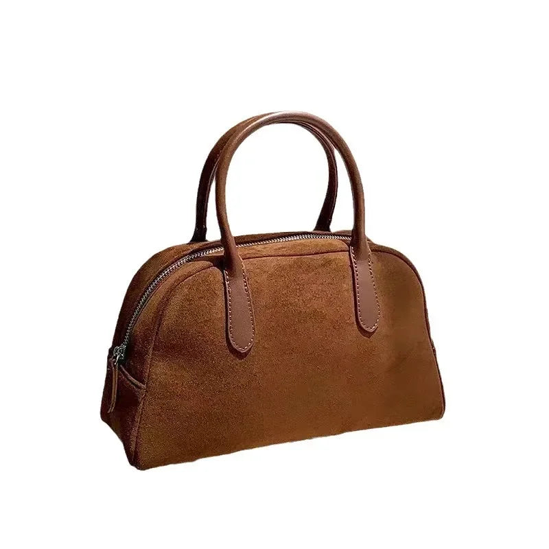 Sac à main style "cuir marron vintage"