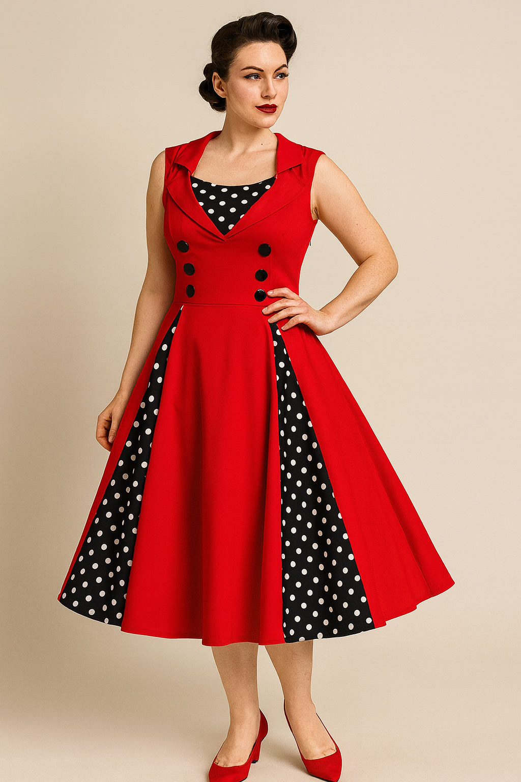 Robe pin up année 60