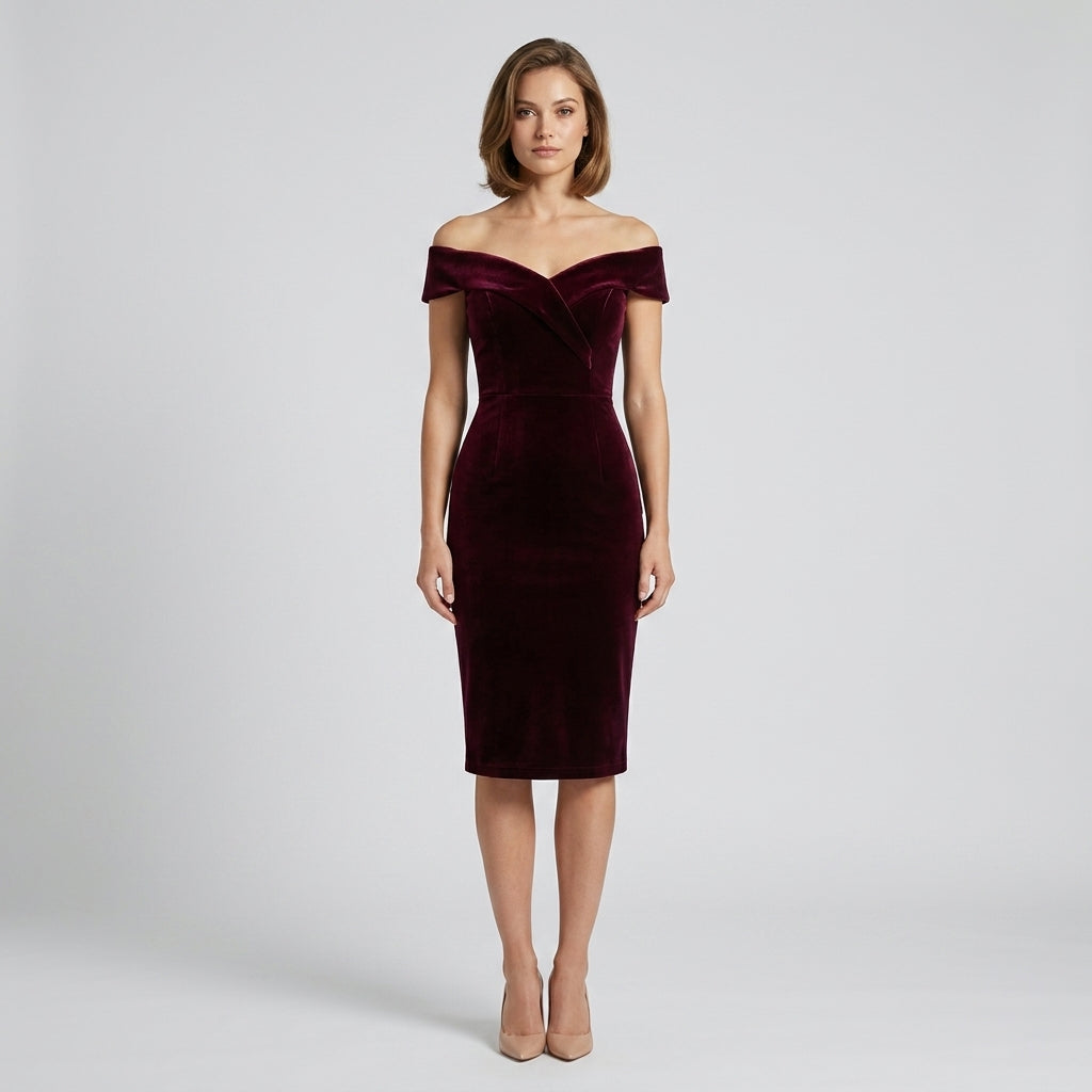 Robe rouge année 60