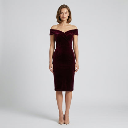 Robe rouge année 60