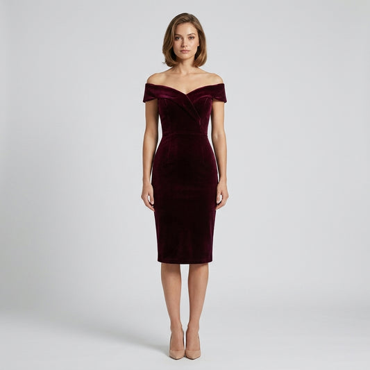 Robe rouge année 60