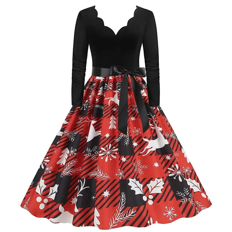 Robe Année 50 Pin Up Noël