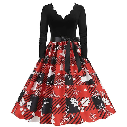 Robe Année 50 Pin Up Noël