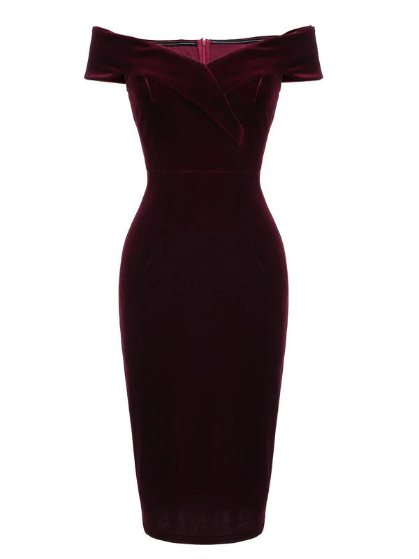 Robe rouge année 60