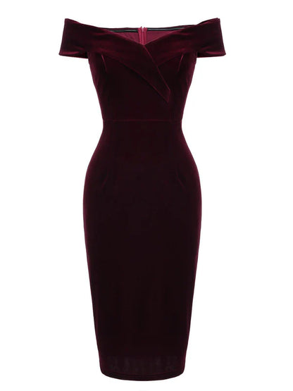 Robe rouge année 60