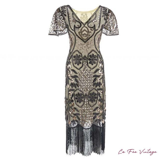 Robe Charleston Sexy à Franges | Années 20