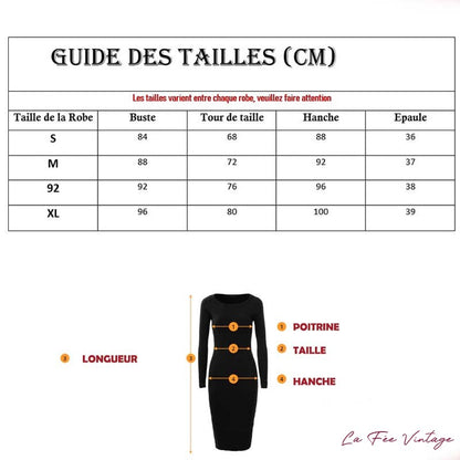 Robe années 40 chic