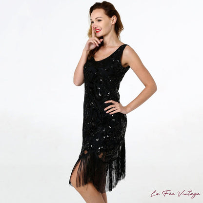 Robe noire style années 20