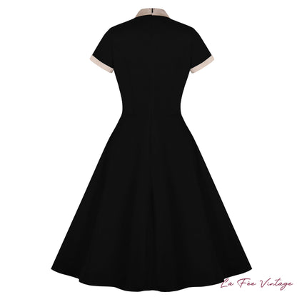 Robe Noire grande taille chic