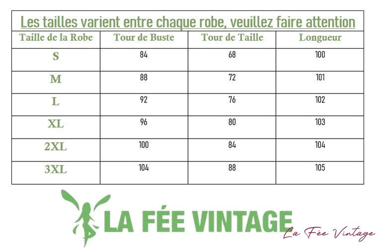 Robe vintage Motif Design | Année 40