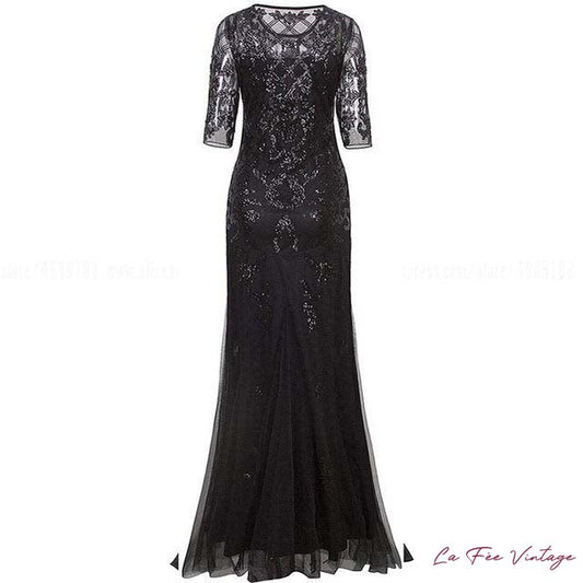 Robe années 20 longue