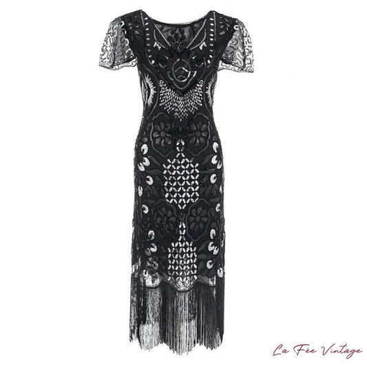 Robe à Perles et Franges des Années 20