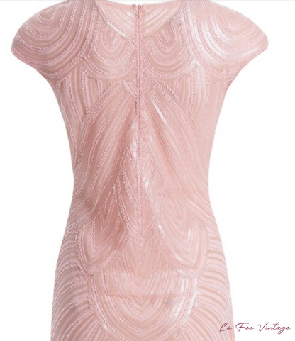 Robe Rose Années 20