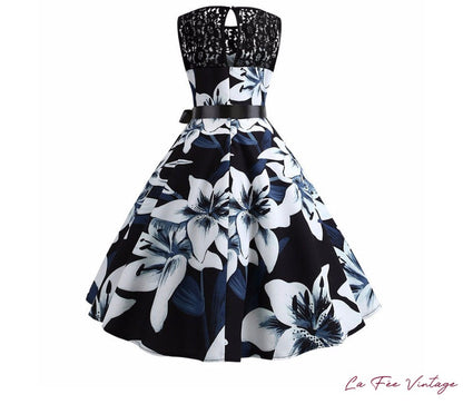 Robe Imprimé Fleurs | Année 60