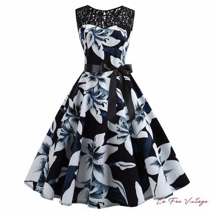 Robe Imprimé Fleurs | Année 60