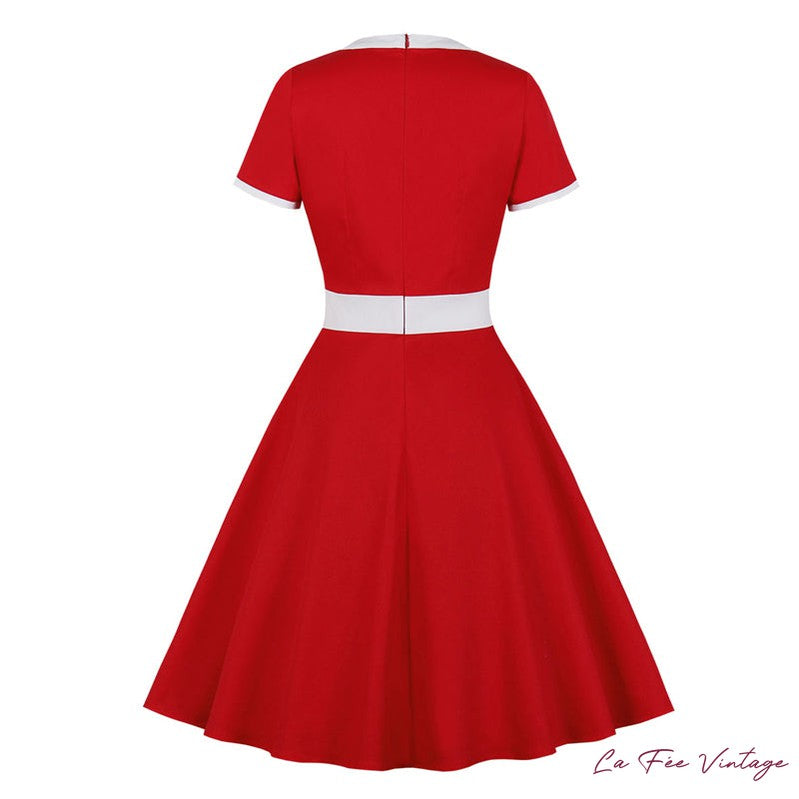 Robe Rouge Grande Taille Années 60