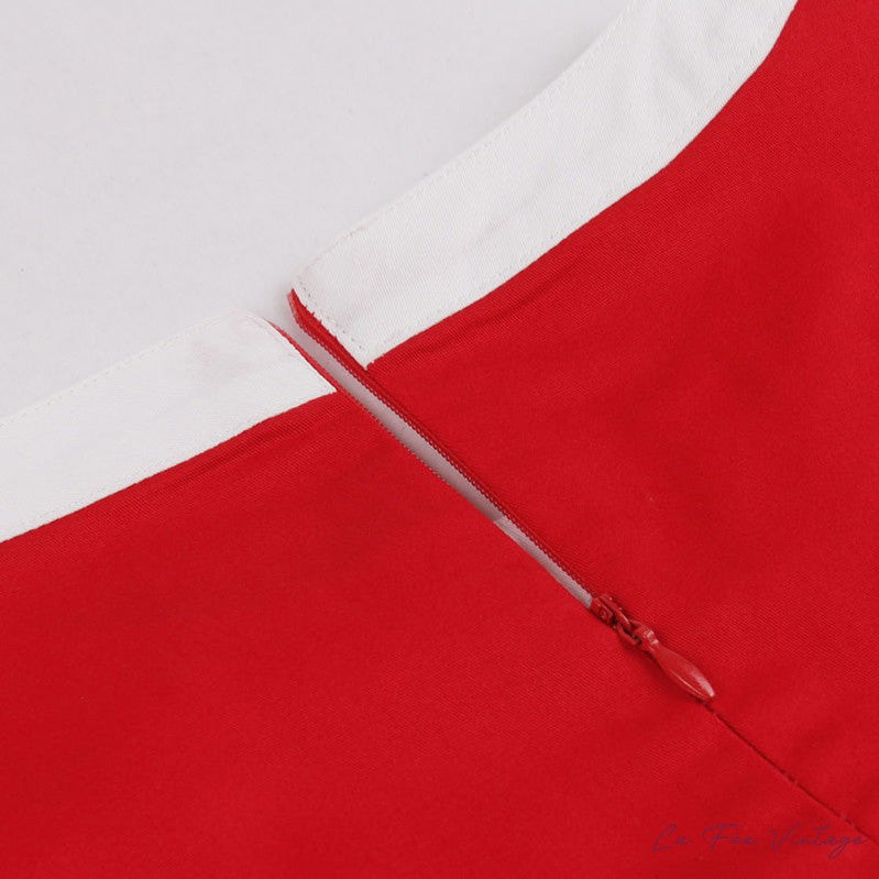 Robe Rouge Grande Taille Années 60