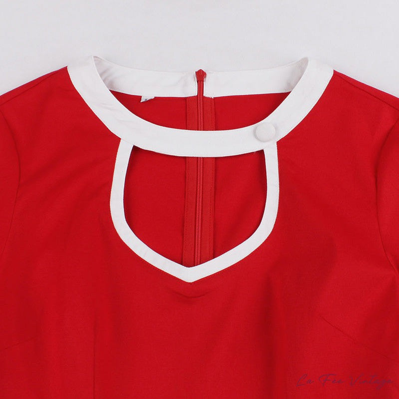 Robe Rouge Grande Taille Années 60