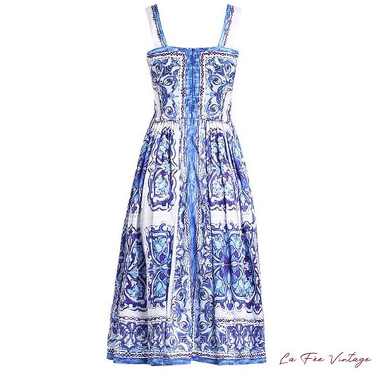 Robe vintage Motif Design | Année 40