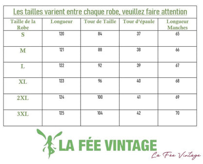 Robe années 40 grande taille