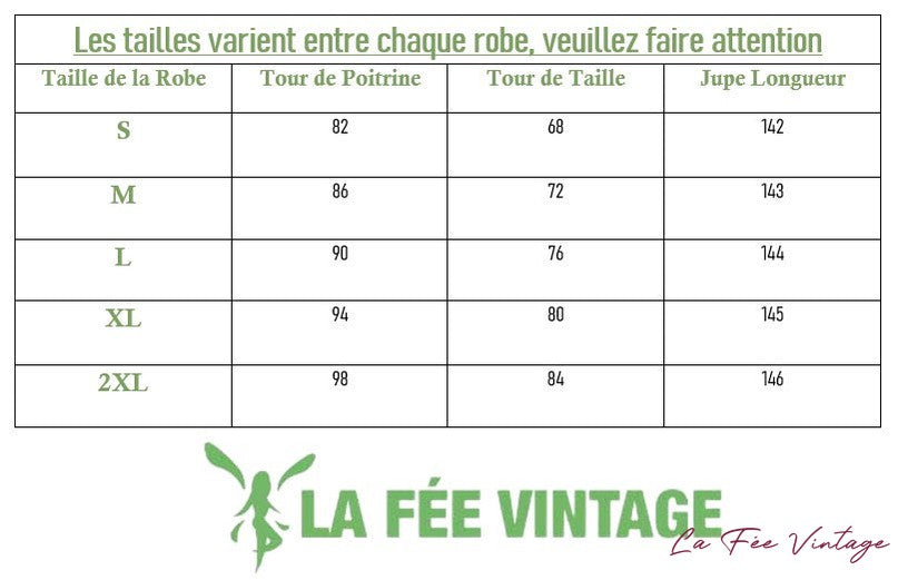 Robe longue années 40