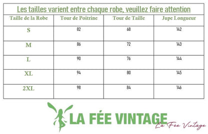 Robe longue années 40