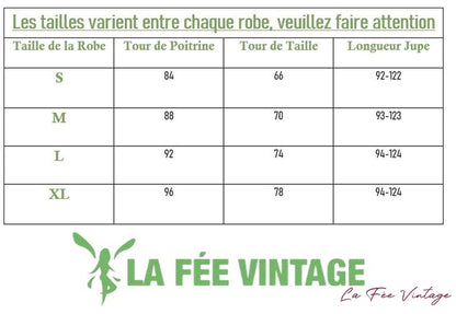 Robe Fleurie Rouge et Noir | Années 40