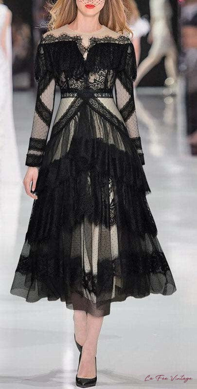 Robe années 40 vintage