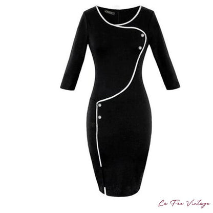 Robe crayon année 60