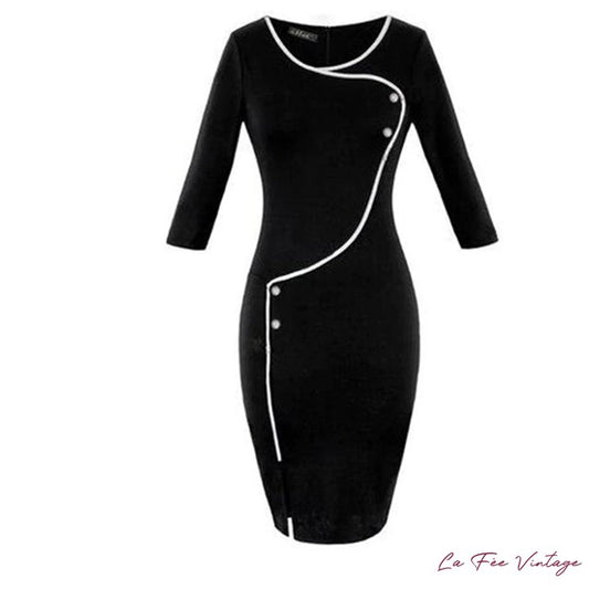 Robe crayon année 60