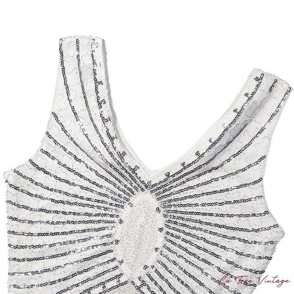 Robe de mariée années 20 courte