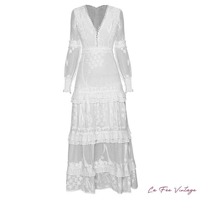 Robe de mariée vintage années 40