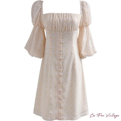 Robe de Mariée Beige | Année 60