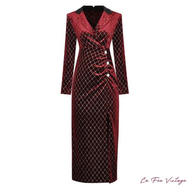 Robe chic style Travailleuse des Années 40