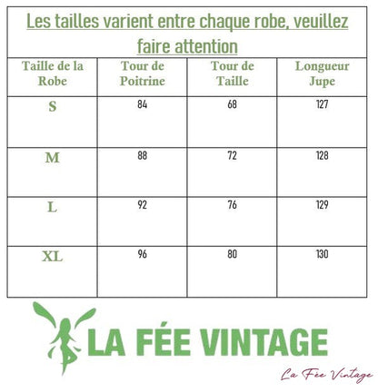 Robe légère fleurie dans le style années 30/40