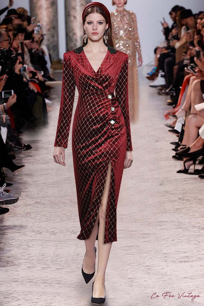 Robe chic style Travailleuse des Années 40