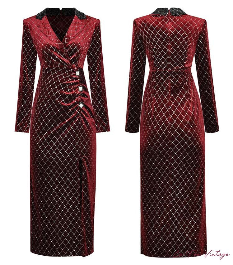 Robe chic style Travailleuse des Années 40