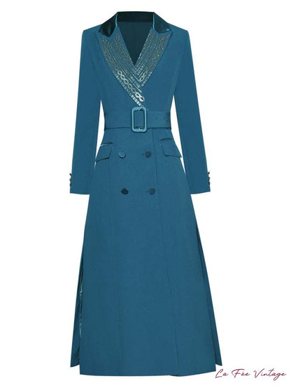 Manteau Robe pour une soirée années 40