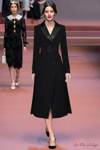 Manteau Robe pour une soirée années 40