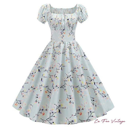 Robe Vichy à Fleurs | Année 60
