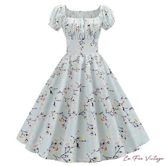 Robe Vichy à Fleurs | Année 60