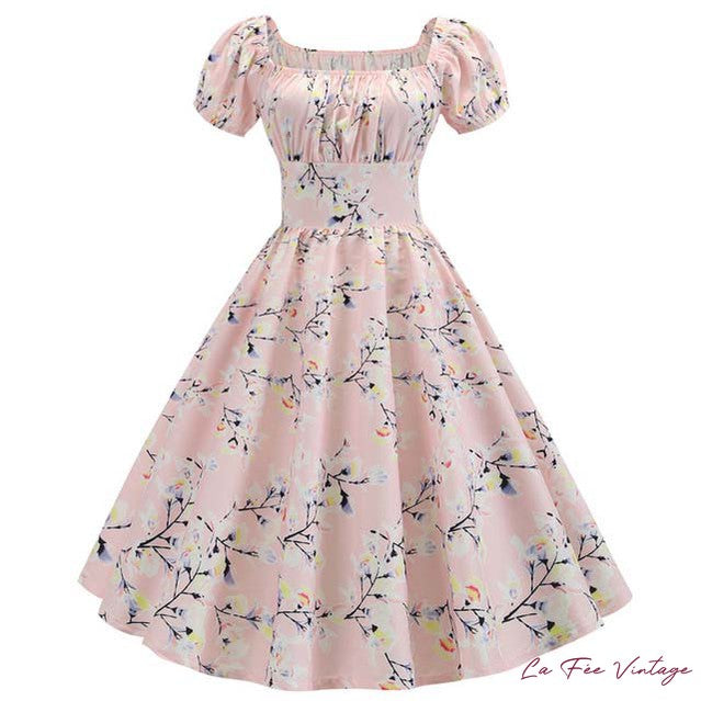 Robe Vichy à Fleurs | Année 60